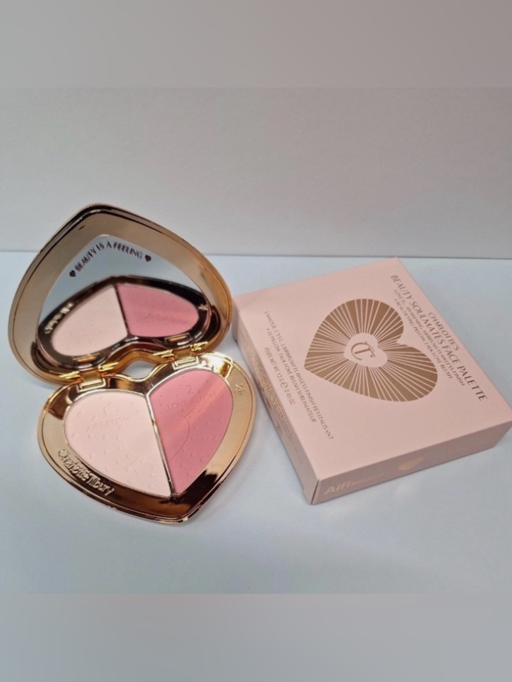 Charlotte Tilbury PILLOW TALK BEAUTY SOULMATES PALETTE Flawless Pink - Picture 2 of 5